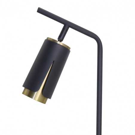ML0268 FLOWER BLACK GOLD LAMPKA GABINETOWA 1xGU10 Milagro