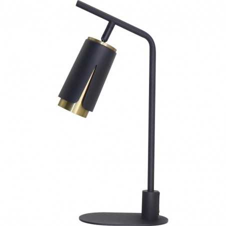 ML0268 FLOWER BLACK GOLD LAMPKA GABINETOWA 1xGU10 Milagro