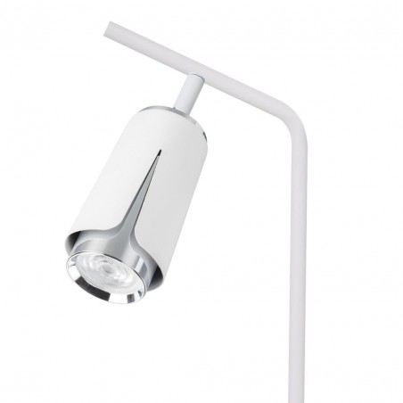 ML0276 FLOWER WHITE CHROME LAMPKA GABINETOWA 1xGU10 Milagro