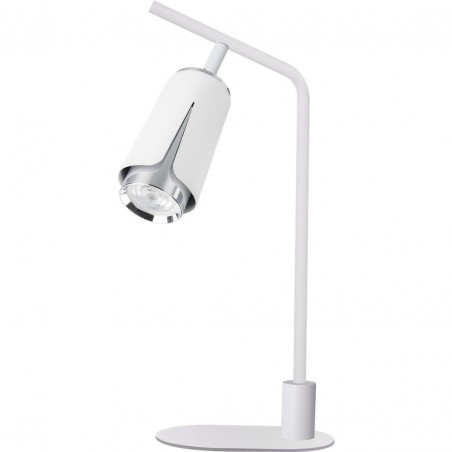 ML0276 FLOWER WHITE CHROME LAMPKA GABINETOWA 1xGU10 Milagro