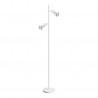 ML0277 FLOWER WHITE CHROME LAMPA PODŁOGOWA 2xGU10 Milagro
