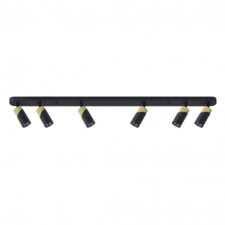 ML0283 NEO BLACK GOLD SPOT 6xGU10 Milagro