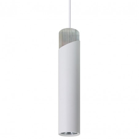 ML0291 NEO WHITE CHROME LAMPA WISZĄCA 1xGU10 Milagro