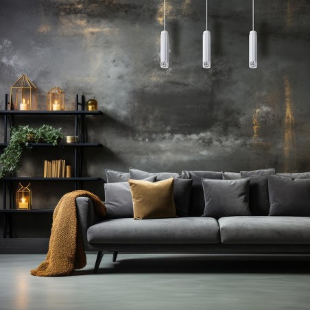 ML0308 VERTICAL WHITE LAMPA WISZĄCA 1xGU10 Milagro