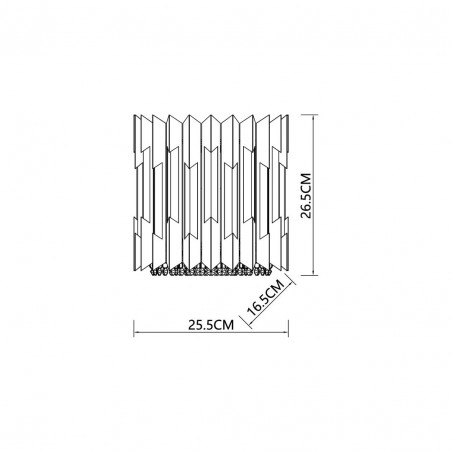 ML0398 Kinkiet RITZ CHROME 2xE14 Milagro