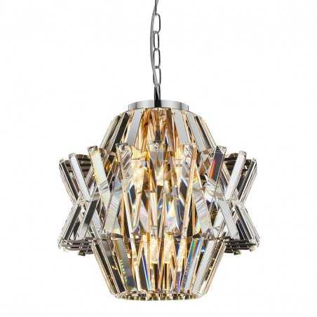 ML0400 Żyrandol CROWN CHROME 4xE14 Milagro