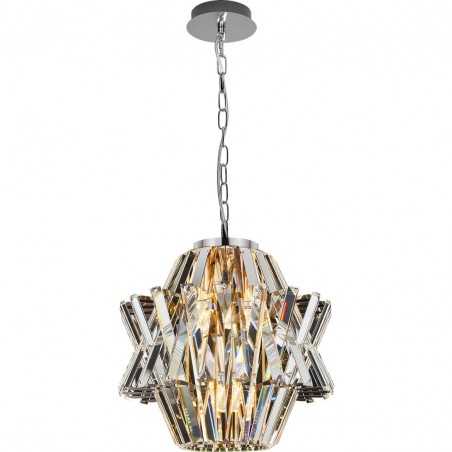 ML0400 Żyrandol CROWN CHROME 4xE14 Milagro