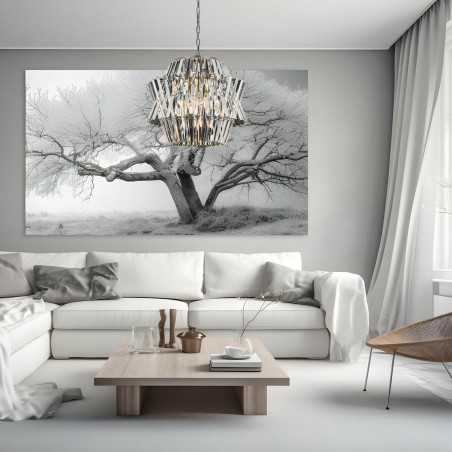 ML0402 Żyrandol CROWN CHROME 12xE14 Milagro