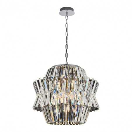 ML0402 Żyrandol CROWN CHROME 12xE14 Milagro