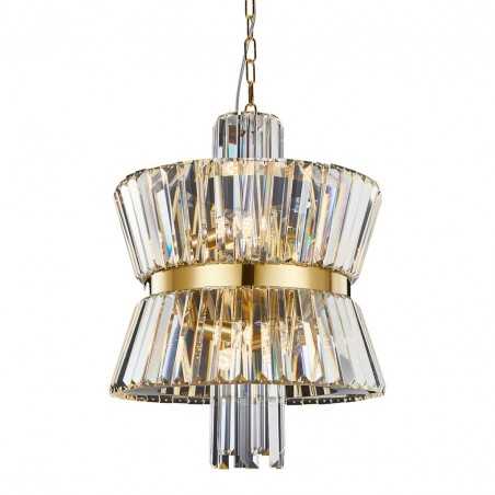 ML0403 Żyrandol AURELIA GOLD 8xE14 Milagro