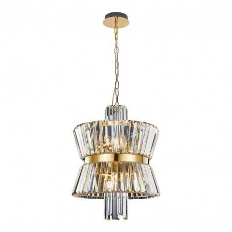 ML0403 Żyrandol AURELIA GOLD 8xE14 Milagro