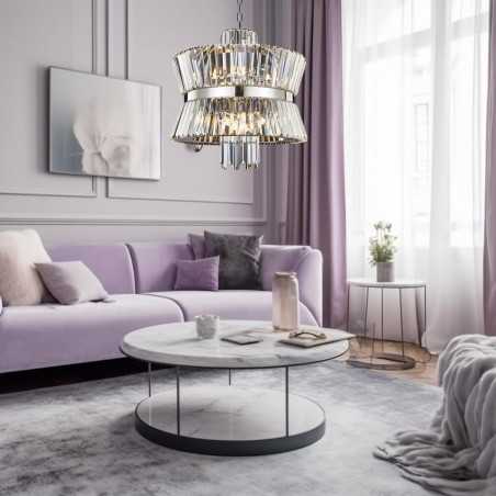 ML0406 Żyrandol AURELIA CHROME 12xE14 Milagro