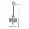 ML0408 Żyrandol MARGOT CHROME 6xE14 Milagro