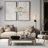 ML0410 Żyrandol MARGOT CHROME 9xE14 Milagro