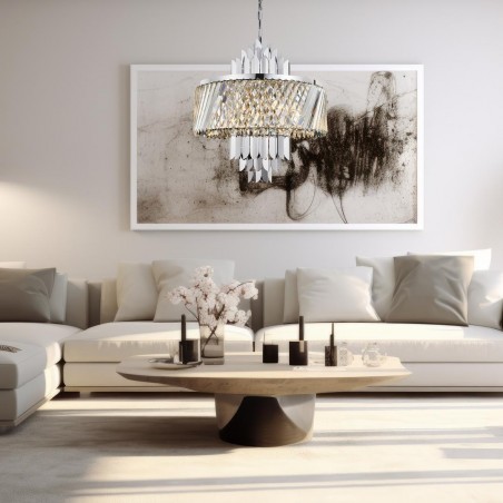 ML0410 Żyrandol MARGOT CHROME 9xE14 Milagro