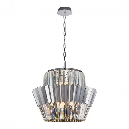 ML0416 Żyrandol DONNA CHROME 12xE14 Milagro