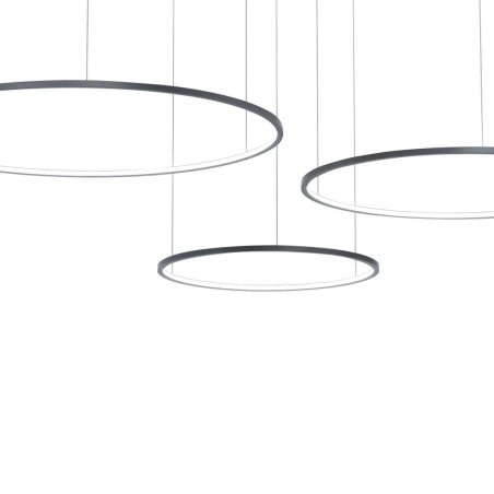 ML0846 Lampa wisząca Saturno Black 100W LED Milagro