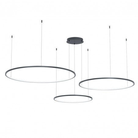 ML0846 Lampa wisząca Saturno Black 100W LED Milagro