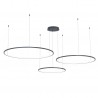 ML0846 Lampa wisząca Saturno Black 100W LED Milagro