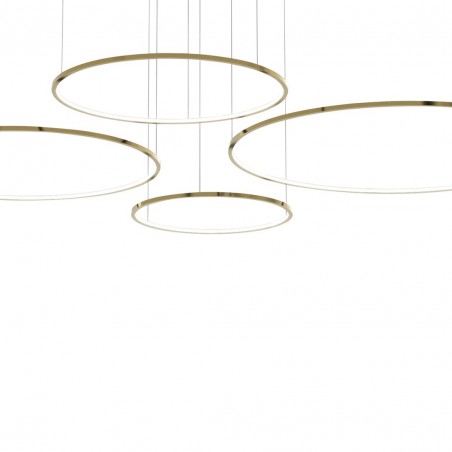 ML0849 Lampa wisząca Saturno Gold 120W LED Milagro