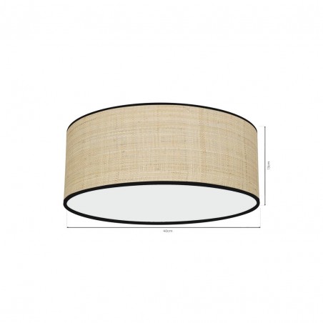 MLP71067 MARSHALL NEW / RATTAN 2xE27 Ø40cm Milagro