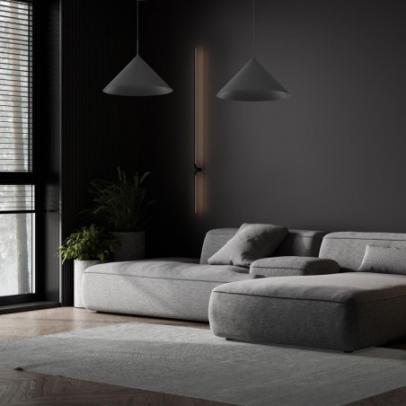 MLP0952 Lampa wisząca CAPITAL BLACK Ø46cm 1xGX53 Milagro