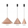 MLP0954 Lampa wisząca CAPITAL ROSE GOLD Ø46cm 1xGX53 Milagro