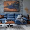 MLP0956 Lampa wisząca CAPITAL NAVY BLUE Ø46cm 1xGX53 Milagro
