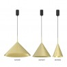 MLP0957 Lampa wisząca CAPITAL GOLD Ø32cm 1xGX53 Milagro