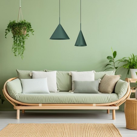 MLP0961 Lampa wisząca CAPITAL GREEN Ø32cm 1xGX53 Milagro