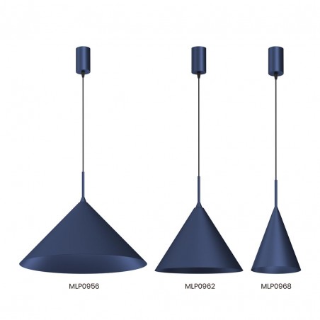 MLP0962 Lampa wisząca CAPITAL NAVY BLUE Ø32cm 1xGX53 Milagro