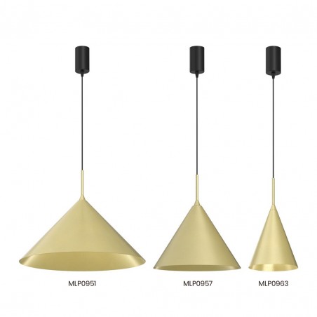MLP0963 Lampa wisząca CAPITAL GOLD Ø17cm 1xGX53 Milagro