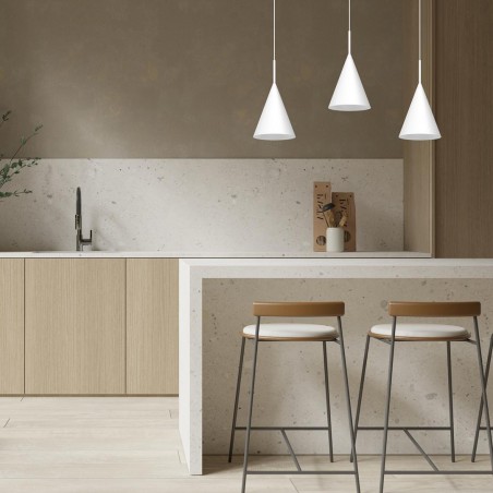 MLP0965 Lampa wisząca CAPITAL WHITE Ø17cm 1xGX53 Milagro