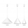 MLP0965 Lampa wisząca CAPITAL WHITE Ø17cm 1xGX53 Milagro