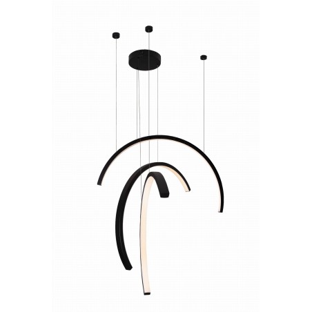 Maxlight P0507 Lampa Wisząca Trio Arc Matt Black Maxlight