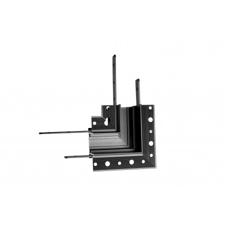 Maxlight Magnetic MT0008 Kątownik 90° czarny Montaż na sufit lub ścianę Do szyn MT0006, MT0007 Maxlight
