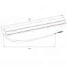 Maxlight Magnetic  MA0004 Zasilacz wewnętrzny 100W do szyn magnetycznych Maxlight