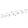Maxlight Magnetic M0005N Lampa Magnetyczna Liniowa System On/Off 18W 1049LM 3000K Maxlight