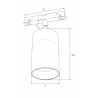 Maxlight Magnetic M0010Z Reflektor Magnetyczny System Zigbee 20W 1332LM 2700/5000K Maxlight