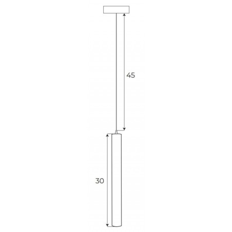 Maxlight Magnetic M0012D Lampa Wisząca Magnetyczna System Dali 5W 361LM 3000K Maxlight