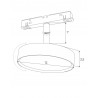 Maxlight Magnetic M0014D Reflektor Magnetyczny  System Dali 11,5W 855LM 3000K Maxlight