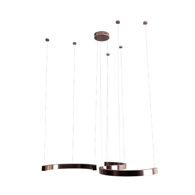 Maxlight P0571D Lampa Wisząca Lotus 40W Brushed Bronze Maxlight