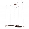 Maxlight P0571D Lampa Wisząca Lotus 40W Brushed Bronze Maxlight