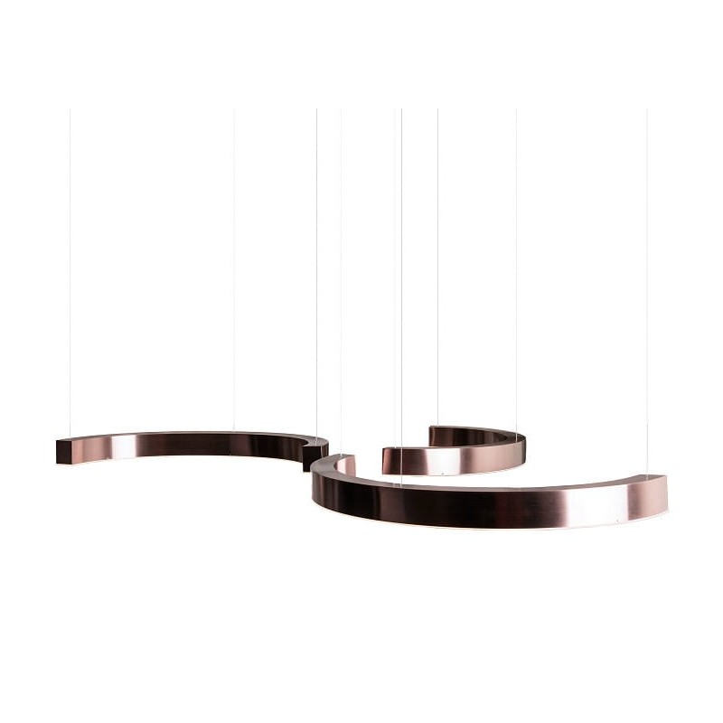 Maxlight P0571D Lampa Wisząca Lotus 40W Brushed Bronze Maxlight