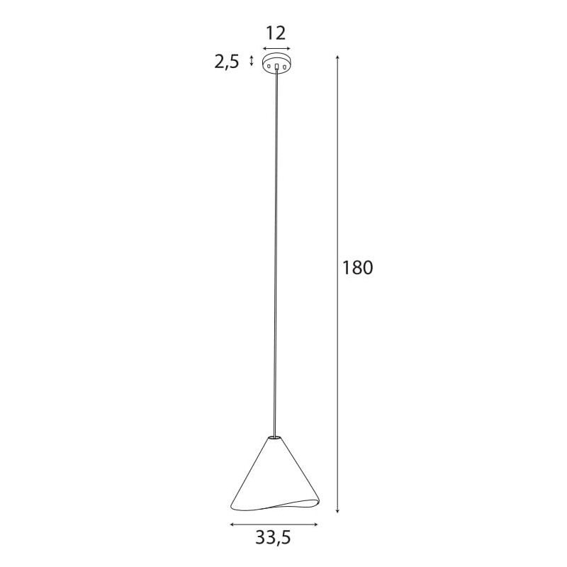 Maxlight P0548 Lampa Wisząca Sakura Darkwalnut Wood Maxlight