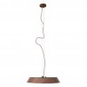 Maxlight P0551 Lampa Wisząca Tamago Dark Walnut Wood Maxlight
