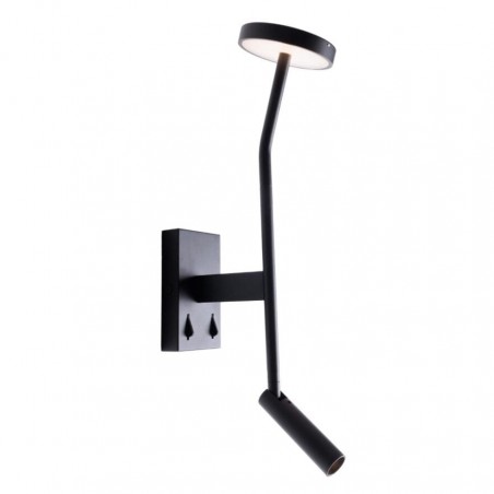 Maxlight W0349 Kinkiet Ibiza Czarny Maxlight