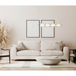 Lampa wisząca Rinot   PND-45372-4-WH-CL  Italux