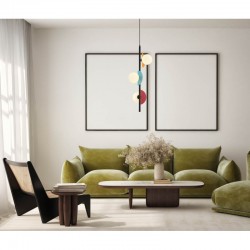 Lampa wisząca Nauti   PND-37482-3V-MLTI  Italux