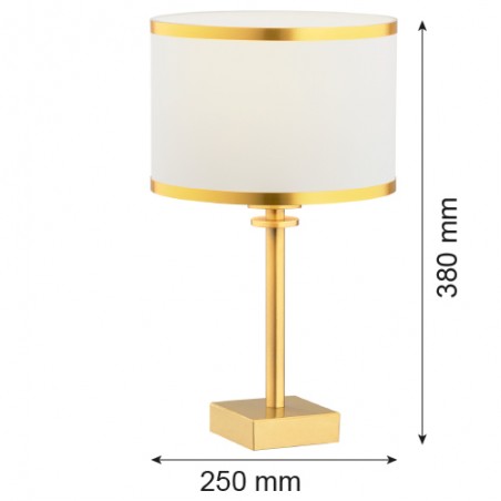 ABBANO 8029 lampa stołowa 1 pł. Argon
